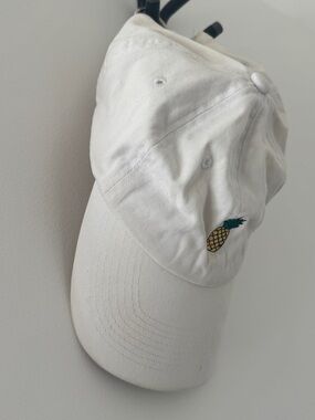 Serengetee Pineapple Embroidered Cap White Discontinued
